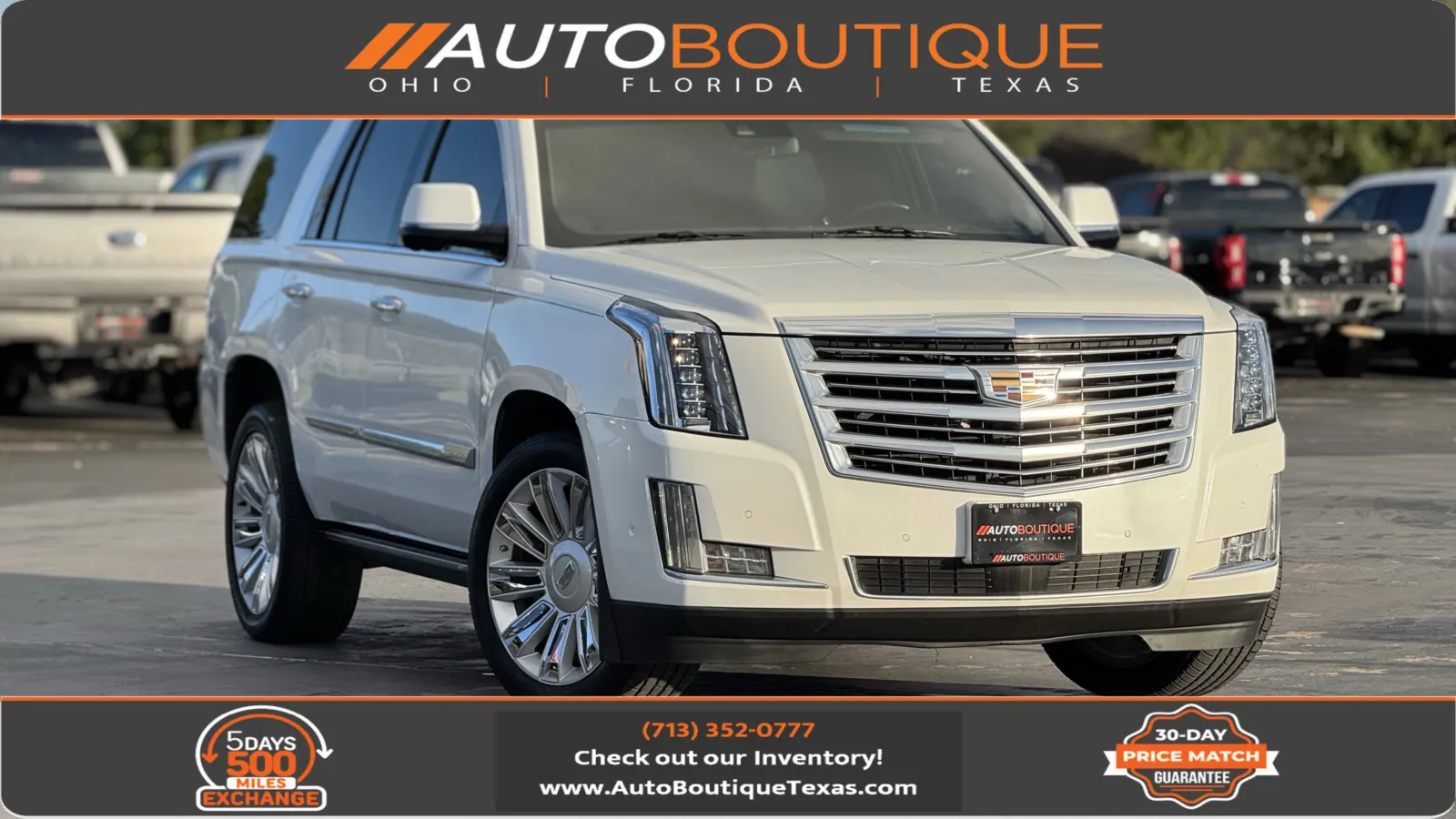 2017 Cadillac Escalade Platinum for sale in Alvin, TX