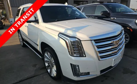 White 2017 Cadillac Escalade Platinum for sale in Alvin, TX