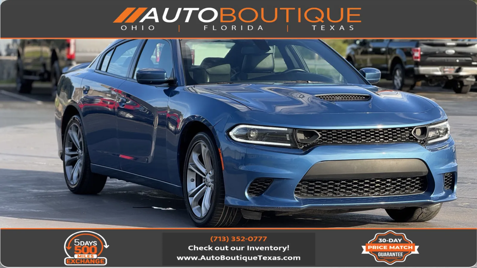 Blue 2022 Dodge Charger GT for sale in Alvin, TX