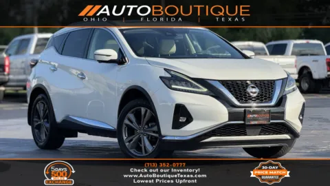 White 2019 Nissan Murano Platinum for sale in Alvin, TX