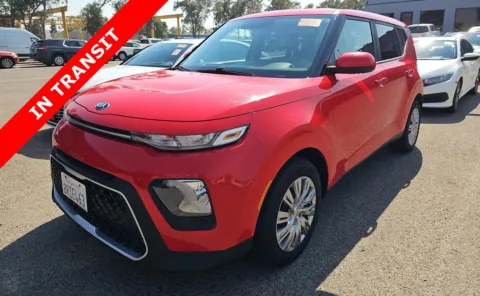 Red 2020 Kia Soul LX for sale in Alvin, TX