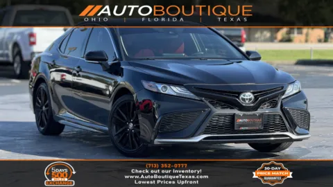 Black 2021 Toyota Camry XSE for sale in Alvin, TX