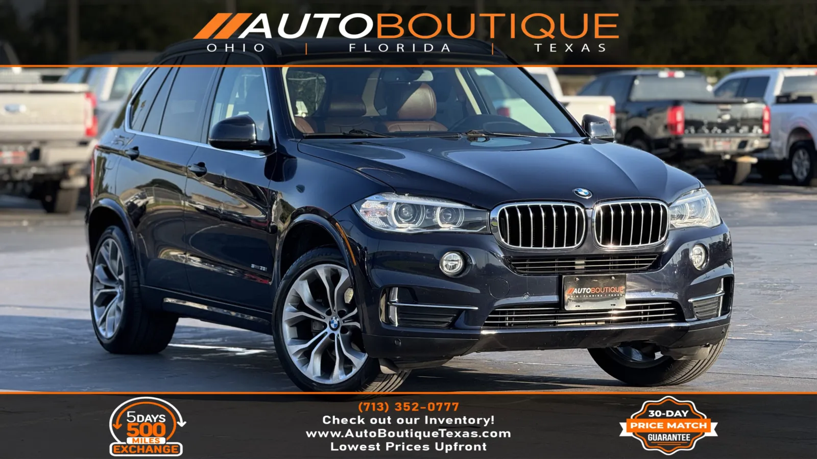 Blue 2015 BMW X5 sDrive35i for sale in Alvin, TX