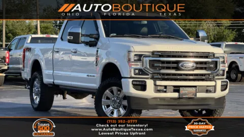 White 2020 Ford Super Duty F-250 SRW Platinum for sale in Alvin, TX