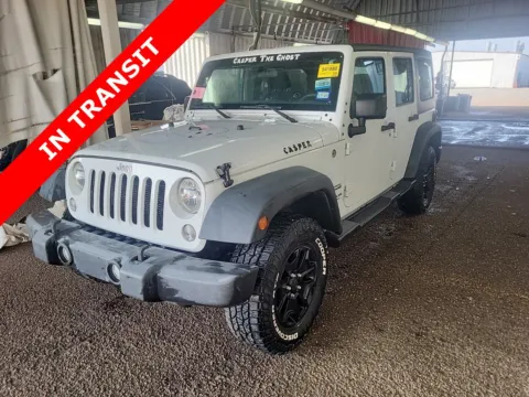 White 2017 Jeep Wrangler Unlimited Sport for sale in Alvin, TX