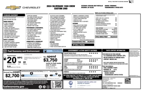 Photos of 2024 Chevrolet Silverado 1500 Custom for sale in Alvin, TX at Auto Boutique Texas