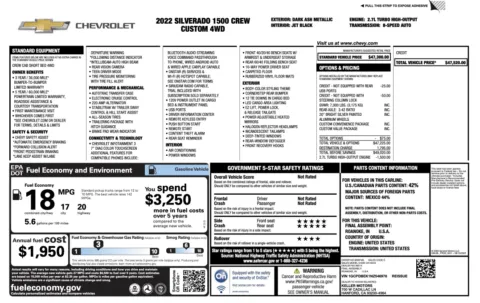 Photos of 2022 Chevrolet Silverado 1500 Custom for sale in Alvin, TX at Auto Boutique Texas