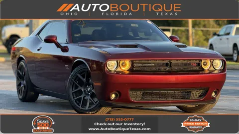 Red 2017 Dodge Challenger R T Plus for sale in Alvin, TX