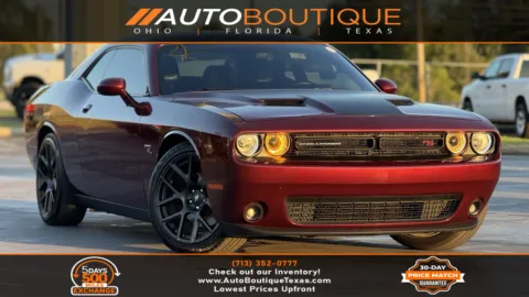 Red 2017 Dodge Challenger R T Plus for sale in Alvin, TX