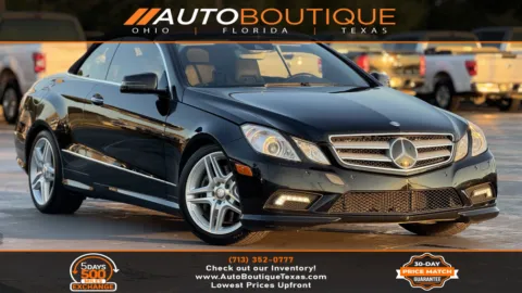 Black 2011 Mercedes-Benz E-Class E 550 for sale in Alvin, TX