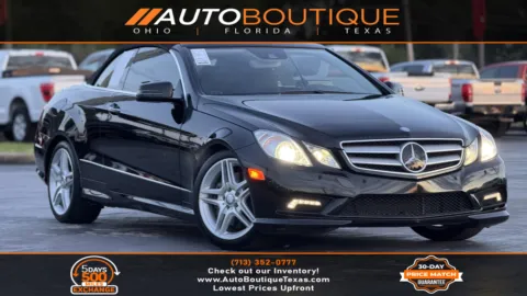 Black 2011 Mercedes-Benz E-Class E 550 for sale in Alvin, TX