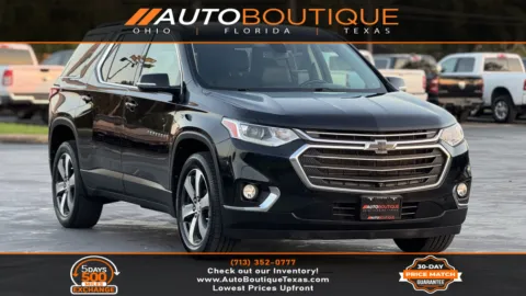 Black 2020 Chevrolet Traverse LT Leather for sale in Alvin, TX