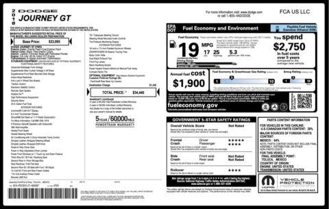 Photos of 2018 Dodge Journey GT for sale in Alvin, TX at Auto Boutique Texas