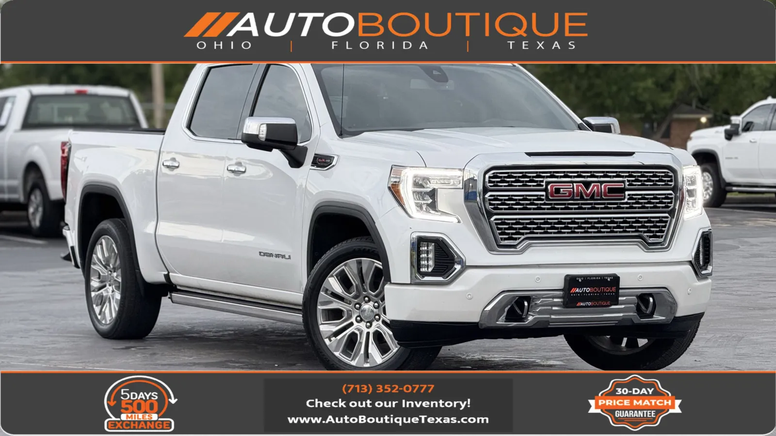 White 2022 GMC Sierra 1500 Limited Denali for sale in Alvin, TX