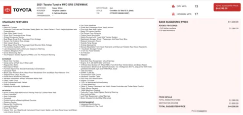 Photos of 2021 Toyota Tundra SR5 for sale in Alvin, TX at Auto Boutique Texas