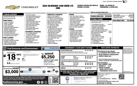 Photos of 2024 Chevrolet Silverado 1500 LTZ for sale in Alvin, TX at Auto Boutique Texas