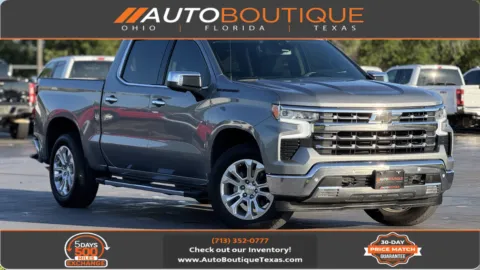 Gray 2024 Chevrolet Silverado 1500 LTZ for sale in Alvin, TX