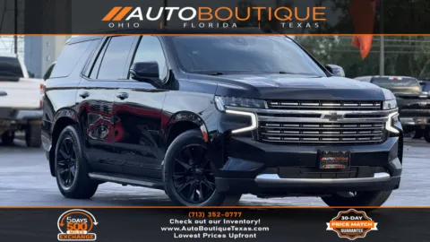 Black 2022 Chevrolet Tahoe Premier for sale in Alvin, TX