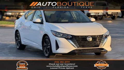 White 2024 Nissan Sentra SV for sale in Alvin, TX