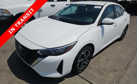 White 2024 Nissan Sentra SV for sale in Alvin, TX