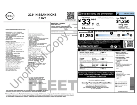Photos of 2021 Nissan Kicks S for sale in Alvin, TX at Auto Boutique Texas