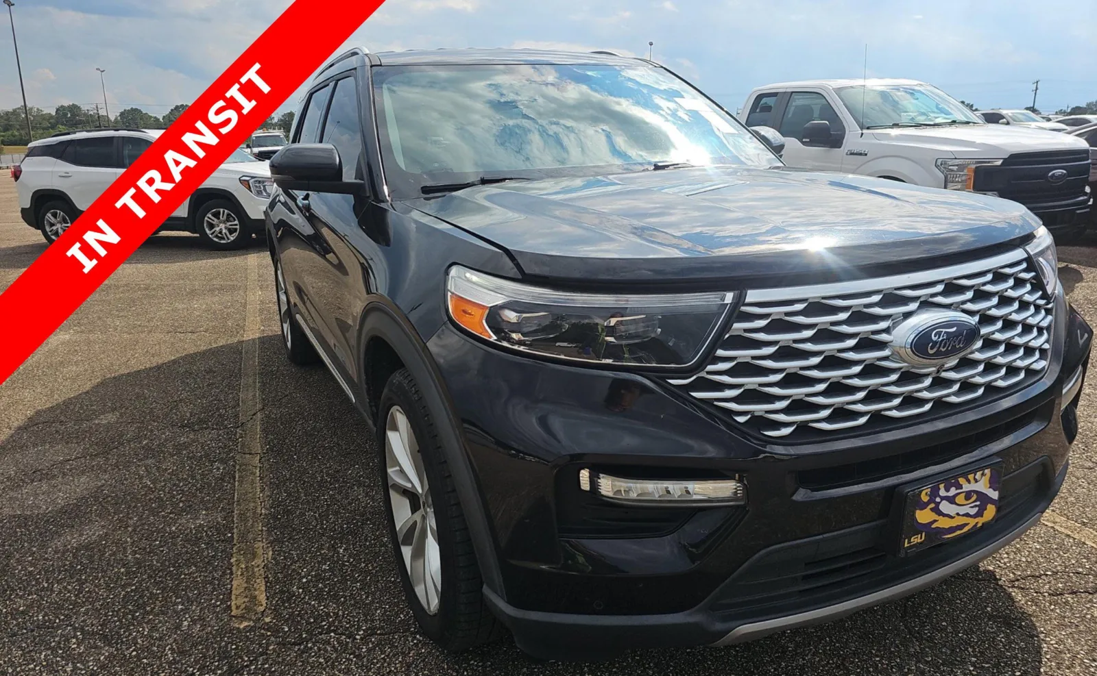 Black 2022 Ford Explorer Platinum for sale in Alvin, TX
