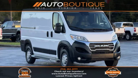 White 2023 Ram ProMaster Cargo Van 2500 136 WB for sale in Alvin, TX