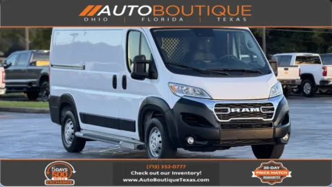 White 2023 Ram ProMaster Cargo Van 2500 136 WB for sale in Alvin, TX