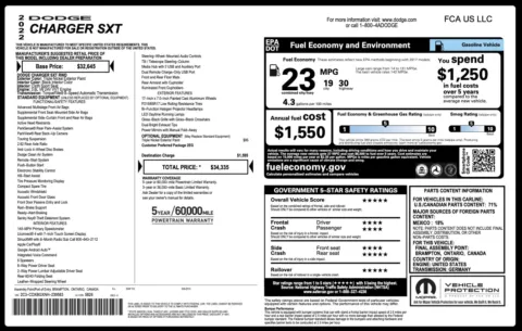 Photos of 2022 Dodge Charger SXT for sale in Alvin, TX at Auto Boutique Texas