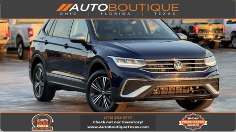 Blue 2024 Volkswagen Tiguan Wolfsburg Edition for sale in Alvin, TX