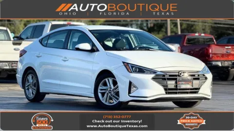 White 2020 Hyundai Elantra SEL for sale in Alvin, TX