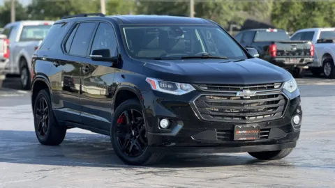 Black 2020 CHEVROLET TRAVERSE P Premier for sale in Alvin, TX