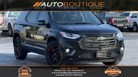 Black 2020 CHEVROLET TRAVERSE P Premier for sale in Alvin, TX