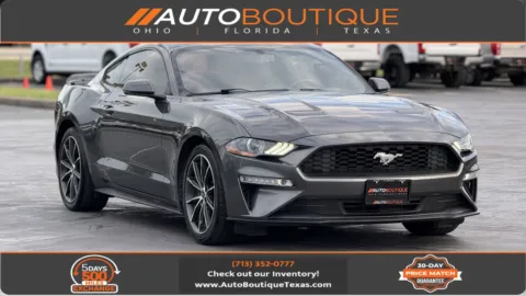 Gray 2018 Ford Mustang EcoBoost for sale in Alvin, TX
