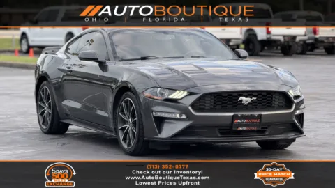 Gray 2018 Ford Mustang EcoBoost for sale in Alvin, TX
