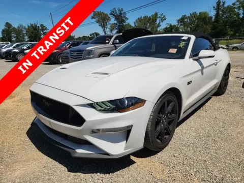 White 2019 Ford Mustang GT Premium for sale in Alvin, TX