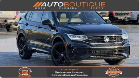 Black 2024 Volkswagen Tiguan SE R-Line Black for sale in Alvin, TX