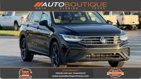 Blue 2024 Volkswagen Tiguan Wolfsburg Edition for sale in Alvin, TX