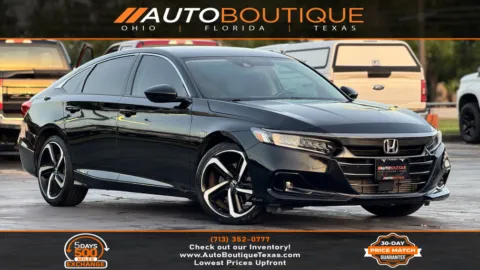 Black 2021 Honda Accord Sedan Sport SE for sale in Alvin, TX