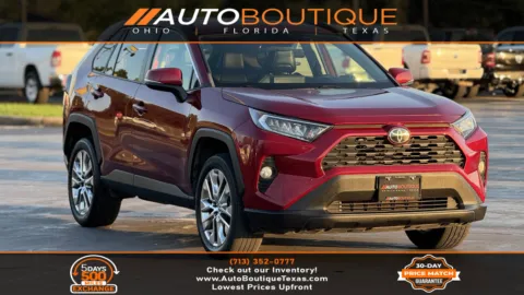 Red 2020 Toyota RAV4 XLE Premium for sale in Alvin, TX