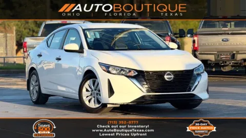 White 2025 Nissan Sentra S for sale in Alvin, TX