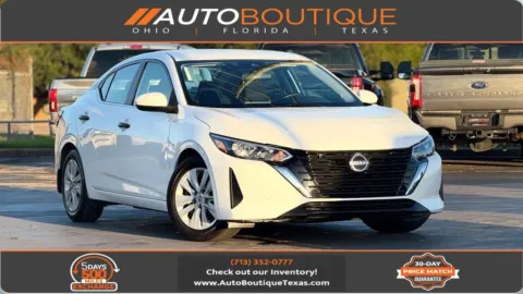 White 2025 Nissan Sentra S for sale in Alvin, TX