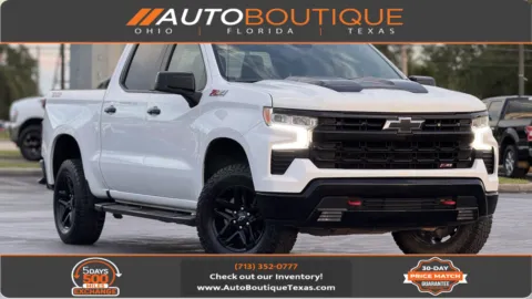 White 2023 Chevrolet Silverado 1500 LT Trail Boss for sale in Alvin, TX