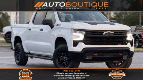 White 2023 Chevrolet Silverado 1500 LT Trail Boss for sale in Alvin, TX