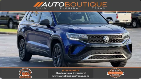 Blue 2022 Volkswagen Taos S for sale in Alvin, TX