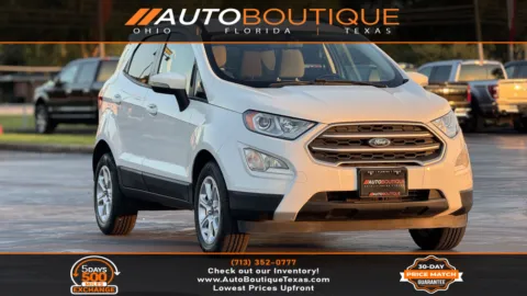 White 2018 Ford EcoSport SE for sale in Alvin, TX