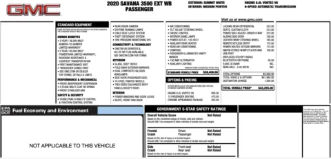 Photos of 2020 GMC Savana Passenger LS for sale in Alvin, TX at Auto Boutique Texas