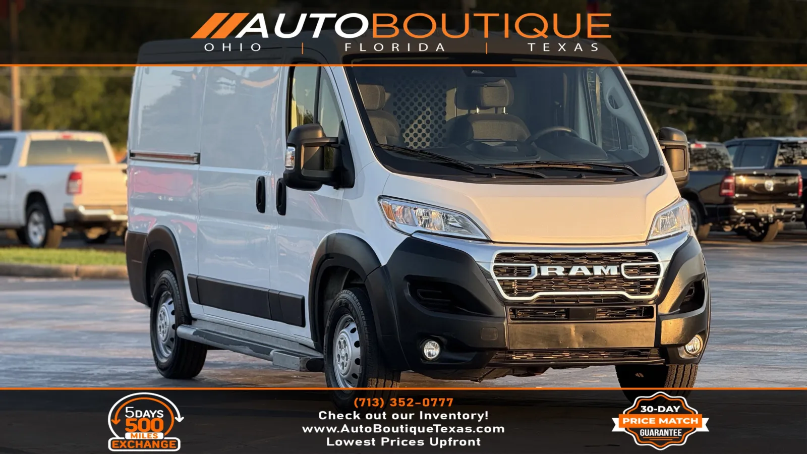 2023 Ram ProMaster Cargo Van 2500 136 WB for sale in Alvin, TX