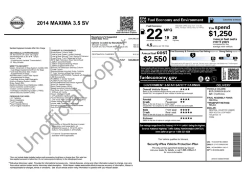 More photos of 2014 NISSAN MAXIMA S/S 3.5 SV at Auto Boutique Texas, TX
