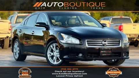 Black 2014 NISSAN MAXIMA S/S 3.5 SV for sale in Alvin, TX